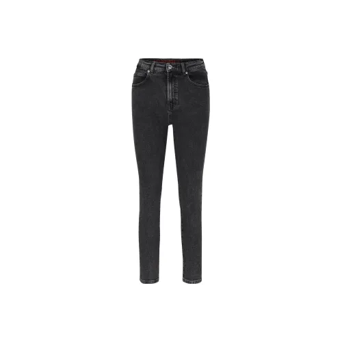 HUGO BOSS Темно-серые Женские Джинсы