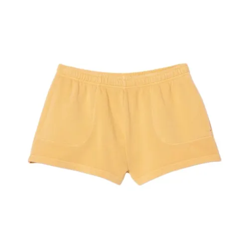 LACOSTE Повседневные шорты Женские Желтые