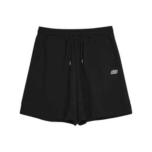 Skechers Угольный черный/0018 Женские Повседневные шорты
