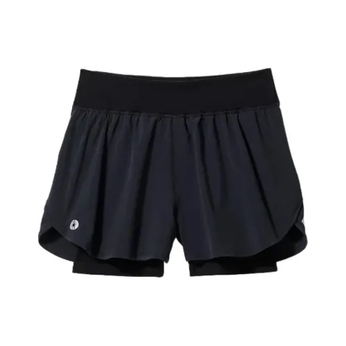 SMARTWOOL Повседневные шорты Женские Черные