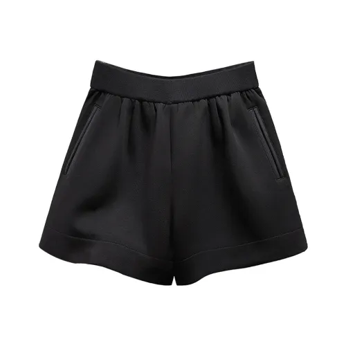 Cypress House Повседневные шорты Женские Черные