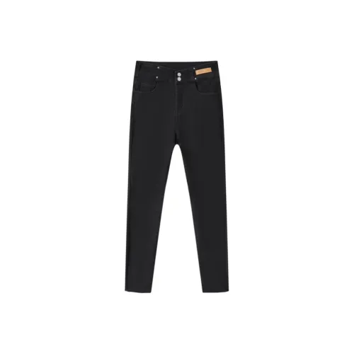 EICHITOO Джинсы Женские Черный 02