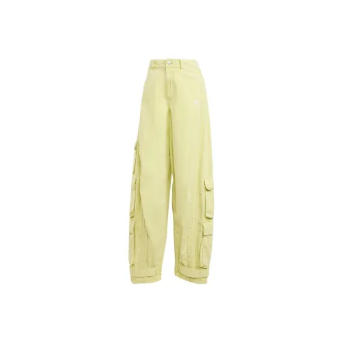 Adidas Originals ADILENIUM SS24 Cargo TROUSERS Карго Брюки Женские Светло-желтые