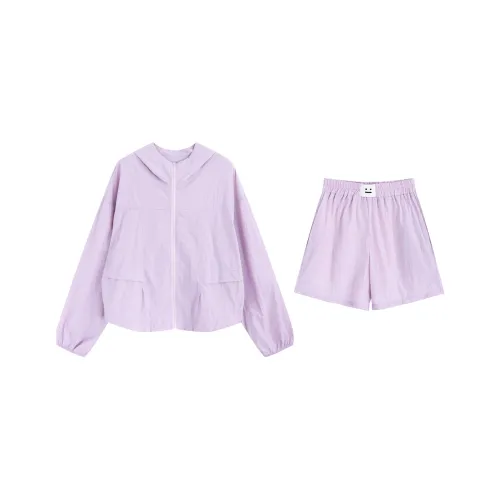 PZGE Повседневный костюм женский фиолетовый