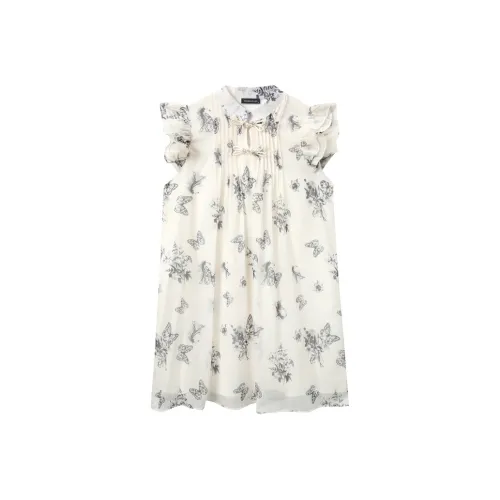 EIDOLON GRAIN Рукав флаттер Платье бэбидолл Женские Платья без рукавов