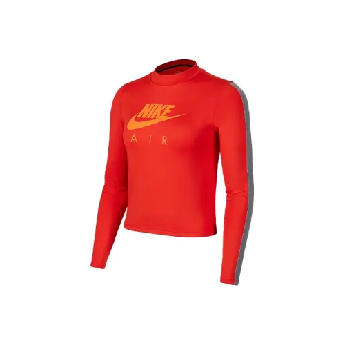 NIKE Перечно-красный Женская одежда для фитнеса