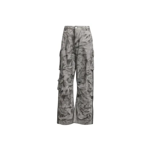 Adidas Originals Premium Essentials FW24 Карго Брюки Женские Угольный Черный