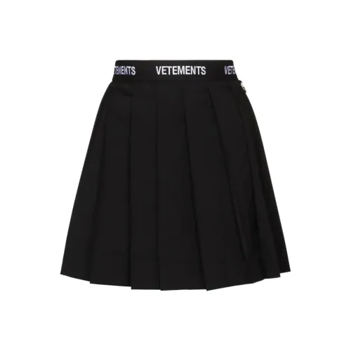 Vetements Черные Женские Повседневные Короткие Юбки