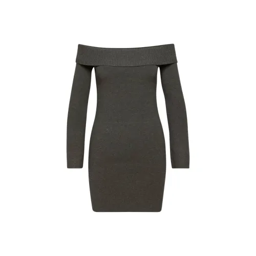 ARITZIA Sunday Best Firebird Длинный рукав Платье Длинный рукав Платье Женское Heather Charcoal Stone Phoebe Brunell Уголь