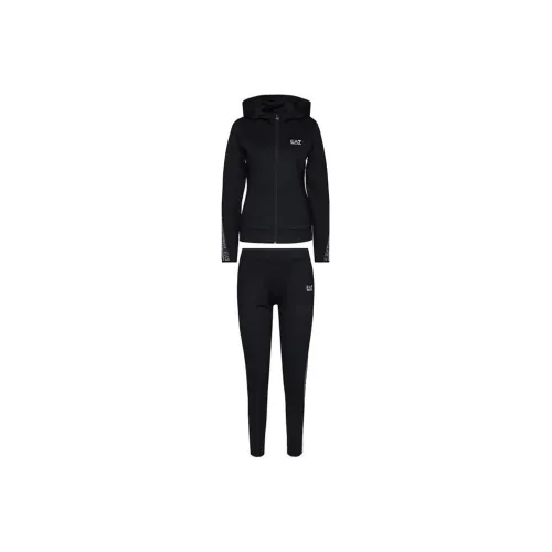 EMPORIO ARMANI EA7 Черный Женские Повседневные костюмы
