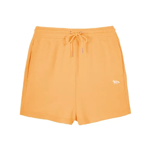 Maison Kitsune Повседневные шорты Женские Оранжевый Желтый