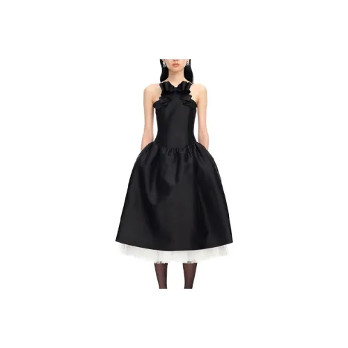 SHUSHUTONG Slip Платье Женское Черное