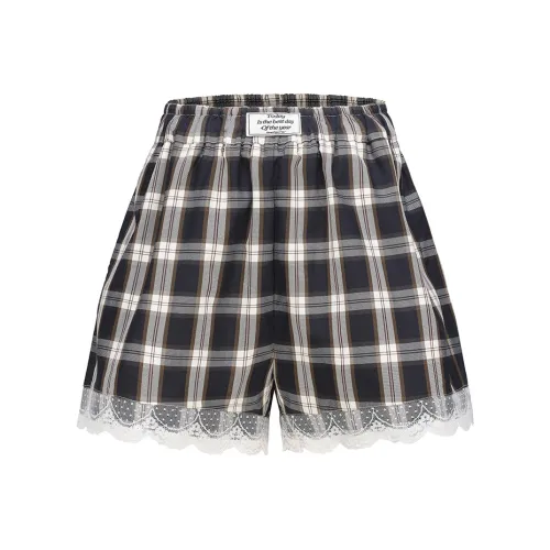 GMETRYART Повседневные шорты женские темно-синие с белым