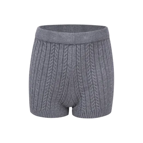 Ariseism Базовые Универсальные Однотонные Вязаные Шорты Осенний Новинка Comfortable Pants Женские