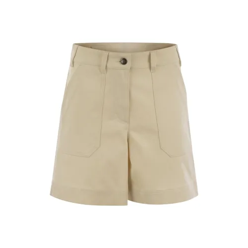 Moncler Повседневные шорты Женские Бежевые
