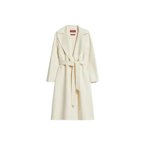 MaxMara Сливочный Женское Пальто
