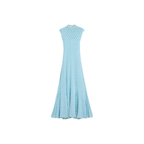 Lanvin Blue Женские Короткие Платья с Рукавами