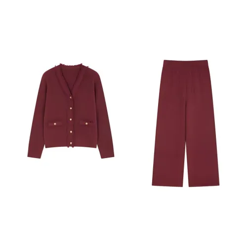 Mo Han Yi Mei Повседневный костюм женский соус красный