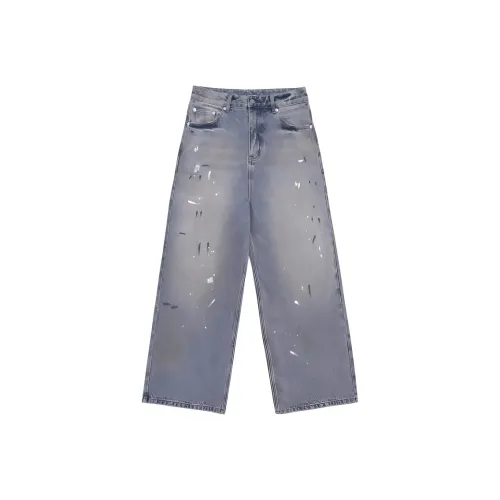 SHUHAOBAI Blue Women's Jeans SHUHAOBAI Синий Женские Джинсы