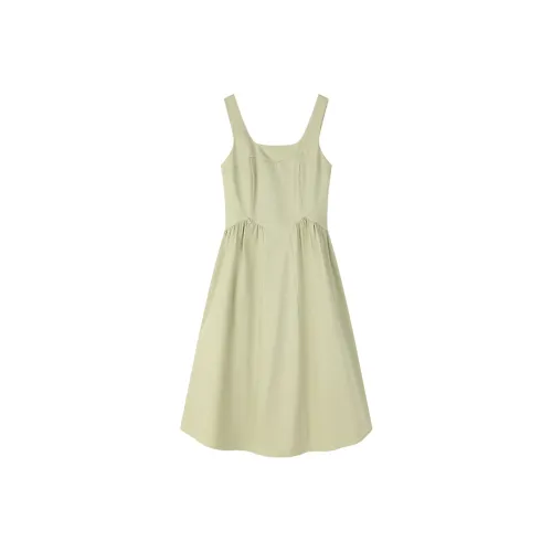 THE SEA LIFE Без рукавов Платье Женское Сияющий Зеленый