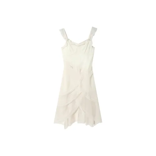 ZCDECO Slip Платье Женское Абрикосовое