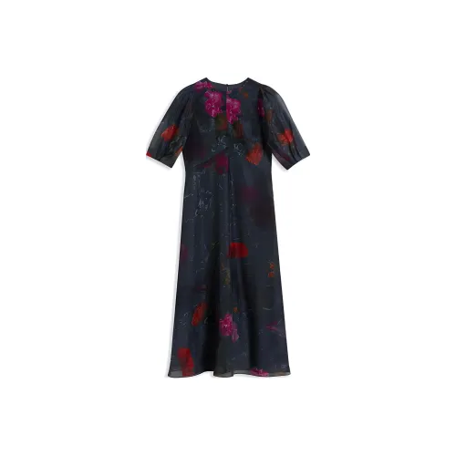 Ted Baker Black Женские Короткие Платья с Рукавами