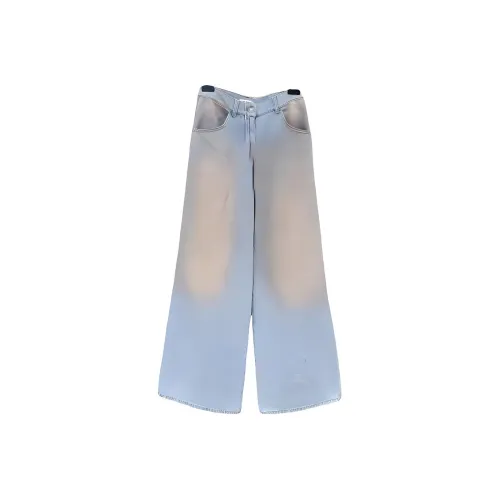 CHANEL 24 Весенний Летний Новый Приход 24C Джинсы Женские Оранжевый Синий