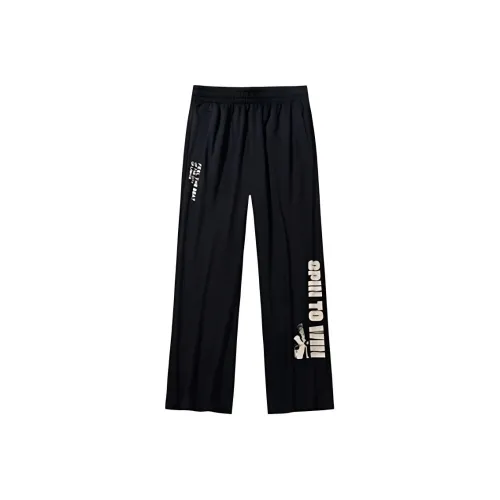 Anta Life Collection Черные Женские Вязаные Тренировочные Брюки