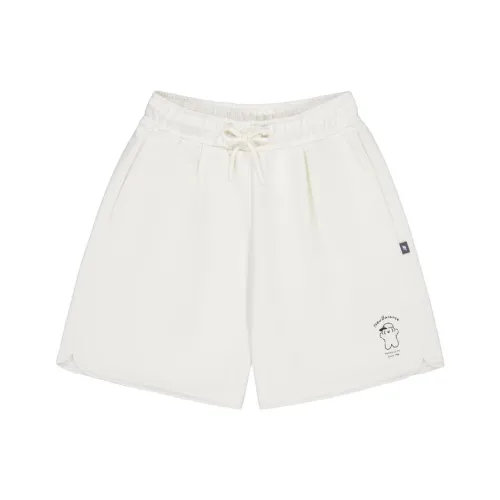 New Balance совместная серия Centripetal Life Illustration Series Повседневные шорты Женские Айвори Белый