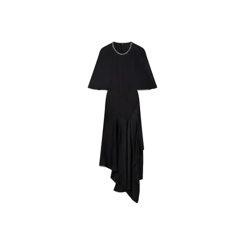 STELLA MCCARTNEY Black Женские Короткие Платья с Рукавами