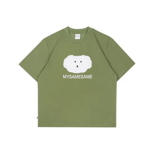 MYSAMESAME Зеленый Манго Унисекс Футболка