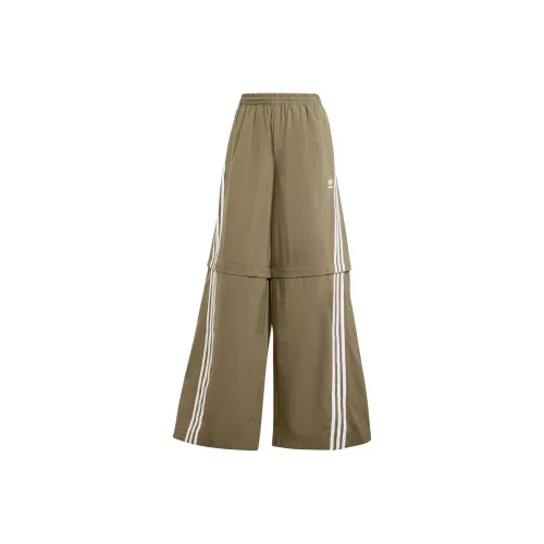 Adidas Originals ADILENIUM 2 Вязаные спортивные брюки женские оливково-зеленые