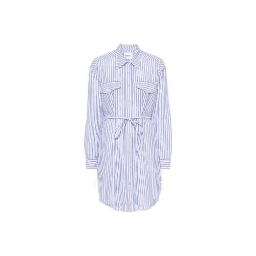 ISABEL MARANT Blue Женские Длинные Платья с Рукавами