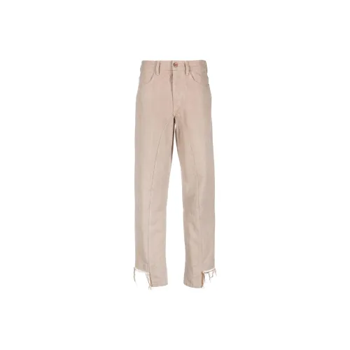 JIL SANDER Коричневые Женские Джинсы