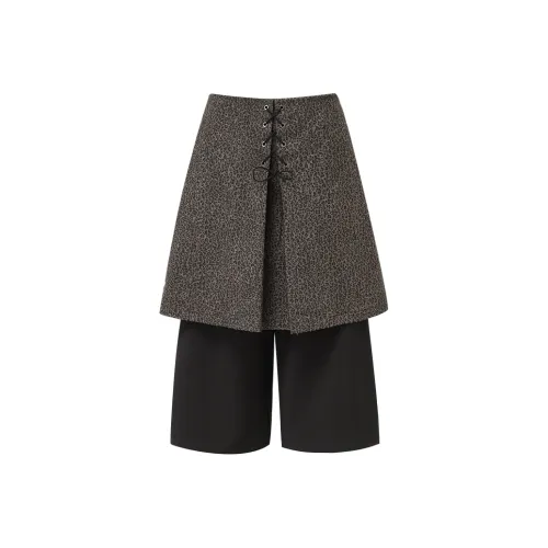 ETERNITY ITA Повседневные шорты Женские Леопард Коричневый