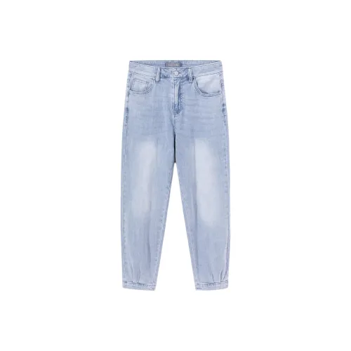 EICHITOO Джинсы Женские Деним Синий