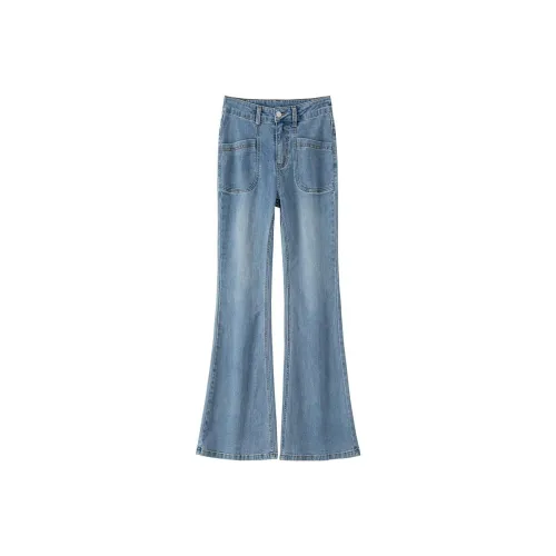 BANANA CICI Синие Женские Джинсы