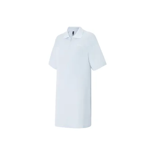 Adidas Короткий рукав Платье Женское Светло-синий