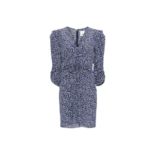 ISABEL MARANT Blue Женские Длинные Платья с Рукавами