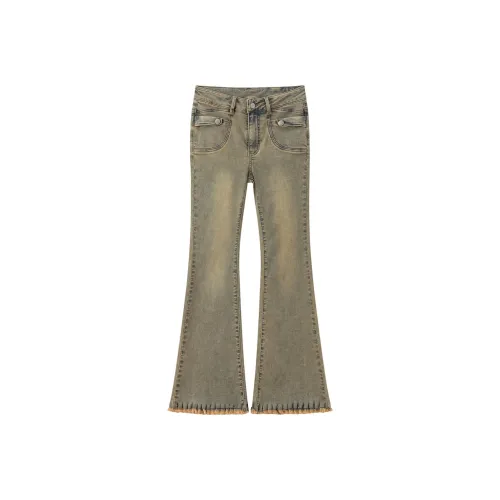 CHUU Джинсы Женские Светлый Деним