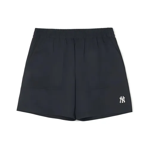Mlb Base Logo Повседневные шорты Женские Черные