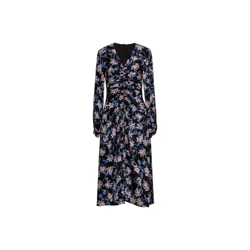 ROEYSHOUSE Длинное платье с длинными рукавами женское многоцветное