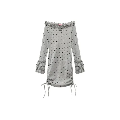 CHUU Длинное платье с длинными рукавами женское