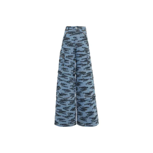 Vetements Синие Женские Джинсы