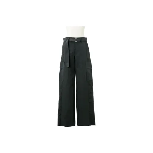 sacai Черные Женские Брюки карго
