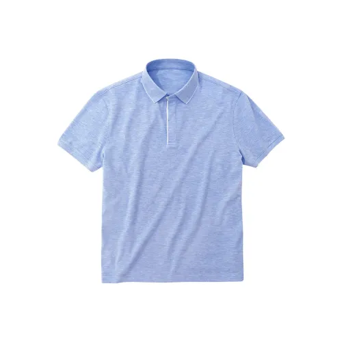 Mr.Bu Синий Мужской Поло