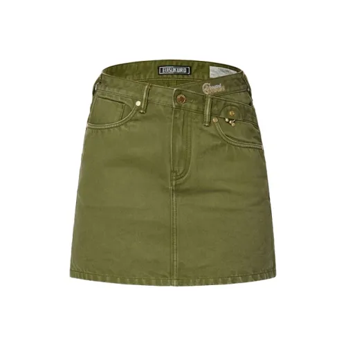 EVISU Джинсовые короткие юбки Женские