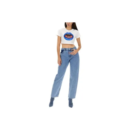 MOSCHINO Синие Женские Джинсы
