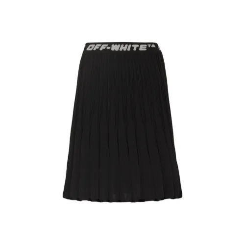 Off Белый FW21 Черный Женские Повседневные Короткие Юбки