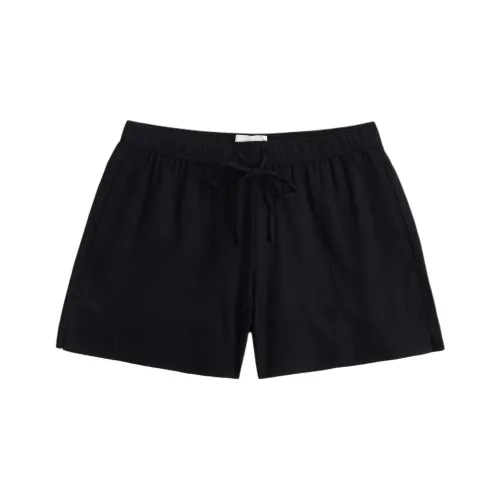Abercrombie＆Fitch Повседневные шорты Женские Черные